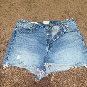 Vintage Midi Jean Shorts